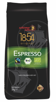 Schirmer 1854 Transfair Bio Espresso 1000g Bohne