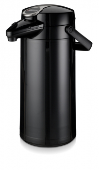 Bonamat Airpot Furento Kanne 2,2 Liter Glassinnenzylinder, Plastikmantel schwarz