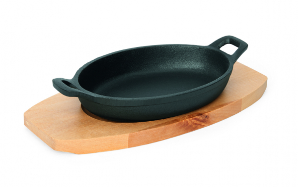 gusseiserne Servierpfanne