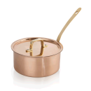 Mini-Servierkasserolle mit Kupferbeschichtung und Edelstahlkern Ø 5–12 cm